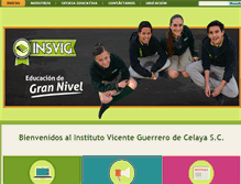 Tablet Screenshot of insvig.edu.mx